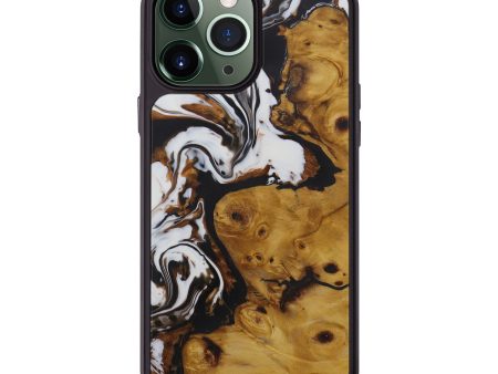 iPhone 13 Pro Max Wood+Resin Phone Case - Alwilda (Black & White, 587024) Online now