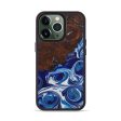 iPhone 13 Pro Wood+Resin Phone Case - Brier (Dark Blue, 587976) For Cheap