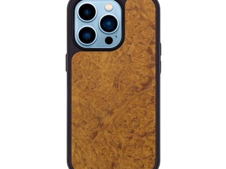 iPhone 14 Pro Burl Wood Phone Case - Annamarie (Buckeye Burl, 588077) For Discount