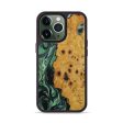 iPhone 13 Pro Wood+Resin Phone Case - Edra (Dark Green, 588119) Sale