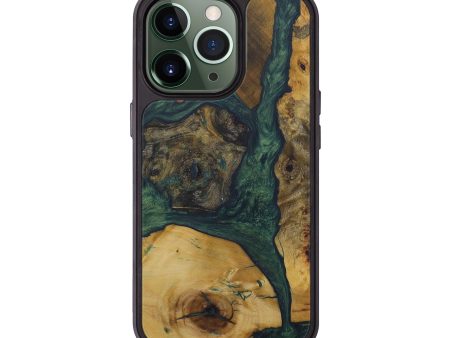 iPhone 13 Pro Wood+Resin Phone Case - Araminta (Mosaic, 576151) on Sale