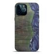 iPhone 12 Pro Max Wood+Resin Live Edge Phone Case - Dorice (Dark Blue, 577490) Discount