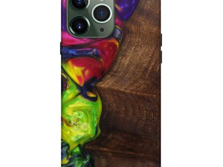 iPhone 13 Pro Max Wood+Resin Live Edge Phone Case - Briny (Purple, 585608) Online now