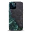 iPhone 12 Pro Max Wood+Resin Live Edge Phone Case - Edmundo (Dark Green, 576748) Online Hot Sale