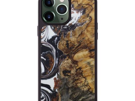 iPhone 13 Pro Max Wood+Resin Phone Case - Bobina (Black & White, 575930) Cheap