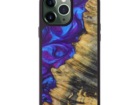 iPhone 13 Pro Max Wood+Resin Phone Case - Mathews (Purple, 574974) Online