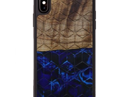 iPhone Xs Max Wood+Resin Phone Case - Audrie (Tactile, 581436) Discount