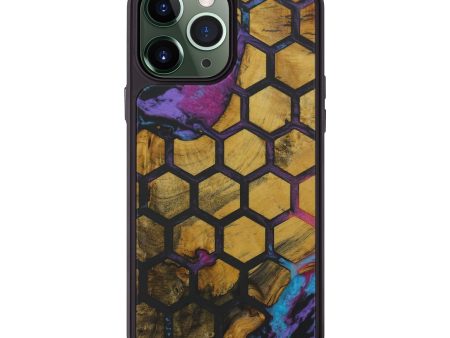 iPhone 13 Pro Max Wood+Resin Phone Case - Carolann (Pattern, 577288) Fashion