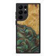 Galaxy S22 Ultra Wood+Resin Phone Case - Gilligan (Dark Green, 580487) Online Hot Sale