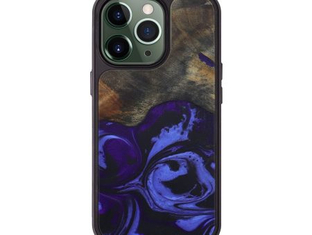 iPhone 13 Pro Wood+Resin Phone Case - Rhianon (Purple, 579269) Online Sale