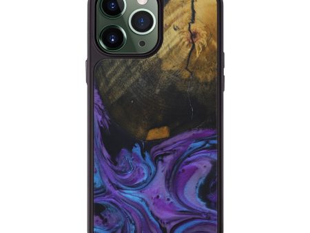 iPhone 13 Pro Max Wood+Resin Phone Case - Wiebren (Purple, 579308) Discount