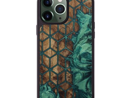 iPhone 13 Pro Max Wood+Resin Phone Case - Delvin (Pattern, 576061) Supply