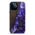 iPhone 12 Pro Max Wood+Resin Live Edge Phone Case - Core (Purple, 576806) Supply