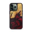 iPhone 13 Pro Wood+Resin Phone Case - Raouf (Dark Red, 586216) Supply