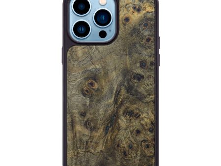 iPhone 14 Pro Max Burl Wood Phone Case - Mukul (Buckeye Burl, 584729) Cheap