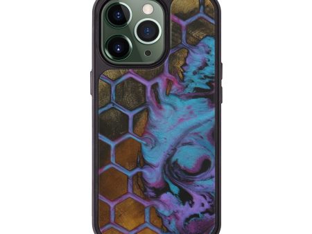 iPhone 13 Pro Wood+Resin Phone Case - Ronda (Pattern, 577271) Cheap