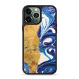 iPhone 13 Pro Max Wood+Resin Phone Case - Lorin (Light Blue, 582081) Supply