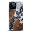 iPhone 12 Pro Max Wood+Resin Live Edge Phone Case - Anallise (Black & White, 575509) For Discount