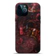 iPhone 12 Pro Max Wood+Resin Live Edge Phone Case - Kasper (Dark Red, 579193) on Sale