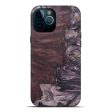 iPhone 12 Pro Max Wood+Resin Live Edge Phone Case - Malethia (Dark Red, 576785) Online Sale