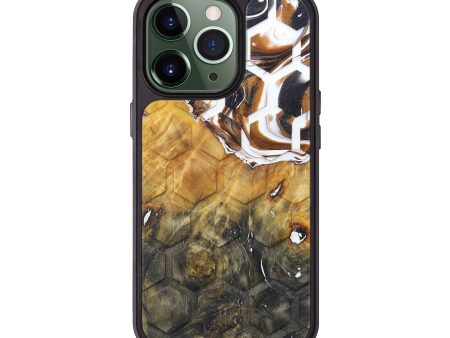 iPhone 13 Pro Wood+Resin Phone Case - Breann (Tactile, 575136) on Sale