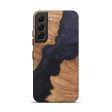 Galaxy S22 Wood+Resin Live Edge Phone Case - Nadir (Pure Black, 581731) on Sale