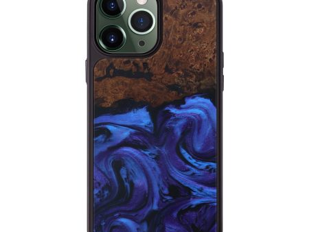 iPhone 13 Pro Max Wood+Resin Phone Case - Beth (Purple, 587681) Online