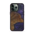 iPhone 13 Pro Wood+Resin Phone Case - Tetsuya (Purple, 574963) Sale