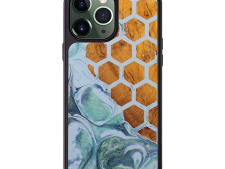 iPhone 13 Pro Max Wood+Resin Phone Case - Connor (Pattern, 576085) Fashion