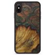 iPhone Xs Max Wood+Resin Phone Case - Ciaran (Dark Green, 583116) Hot on Sale