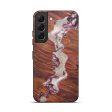 Galaxy S22 Wood+Resin Live Edge Phone Case - Lorine (Dark Red, 576790) Online