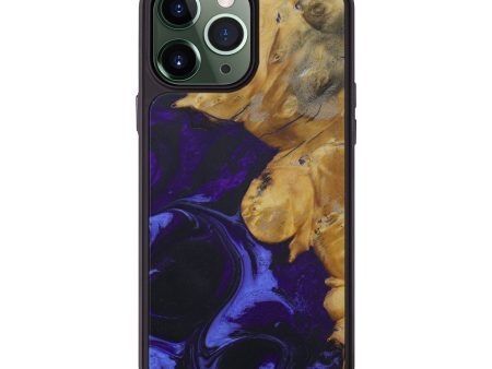 iPhone 13 Pro Max Wood+Resin Phone Case - Rodie (Purple, 579267) Online Hot Sale