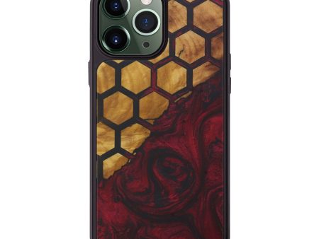 iPhone 13 Pro Max Wood+Resin Phone Case - Florencio (Pattern, 584398) For Cheap