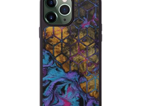 iPhone 13 Pro Max Wood+Resin Phone Case - Novelia (Pattern, 577280) For Sale