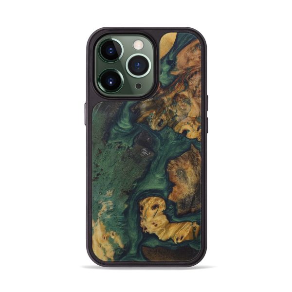 iPhone 13 Pro Wood+Resin Phone Case - Bambie (Mosaic, 576150) Sale