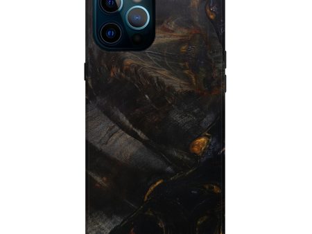 iPhone 12 Pro Max Wood+Resin Live Edge Phone Case - Gurmeet (Metallic, 584072) Hot on Sale