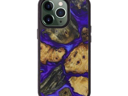 iPhone 13 Pro Wood+Resin Phone Case - Brantley (Mosaic, 576956) For Cheap