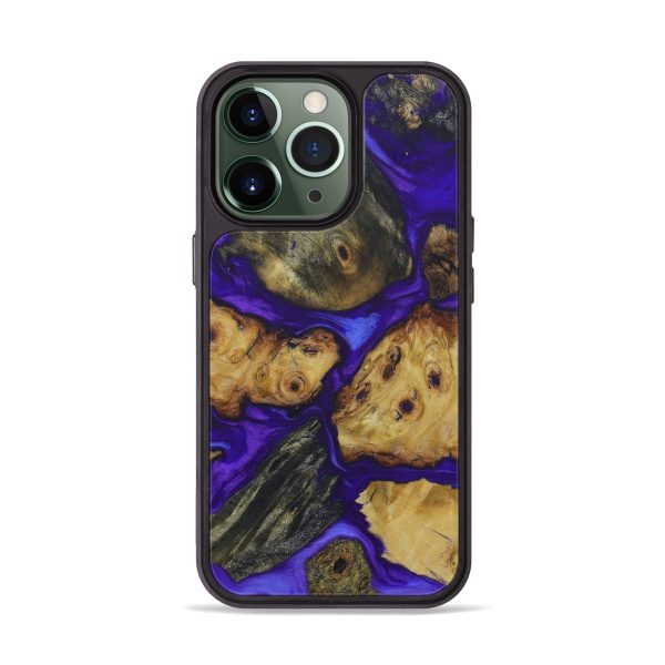 iPhone 13 Pro Wood+Resin Phone Case - Brantley (Mosaic, 576956) For Cheap