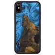 iPhone Xs Max Wood+Resin Phone Case - Olie (Light Blue, 578934) Hot on Sale