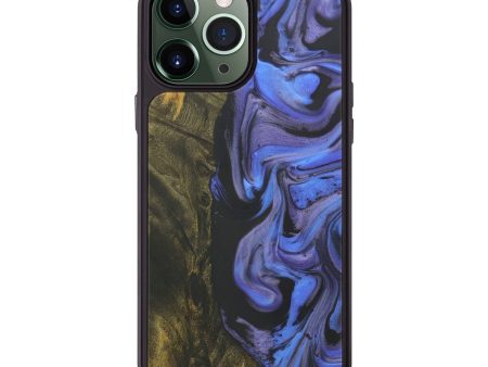 iPhone 13 Pro Max Wood+Resin Phone Case - Corrinne (Purple, 575723) Online Hot Sale