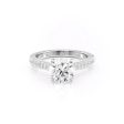 The Catherine Set With A 1 Carat Round Moissanite For Discount