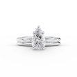 The Claire Set With A 2 Carat Pear Moissanite Online now