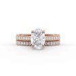 The Catherine Set With A 1.5 Carat Oval Moissanite Supply